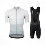 2021 Fahrradbekleidung Pearl Izumi Wei Grau Trikot Kurzarm und Tragerhose