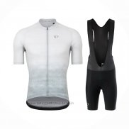 2021 Fahrradbekleidung Pearl Izumi Wei Grau Trikot Kurzarm und Tragerhose