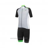 2021 Fahrradbekleidung RH+ Grau Trikot Kurzarm und Tragerhose