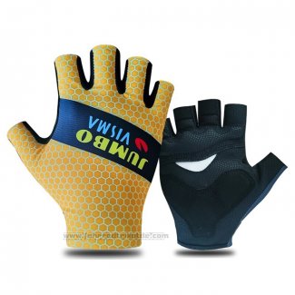 2021 Jumbo Visma Handschuhe Ciclismo Gelb