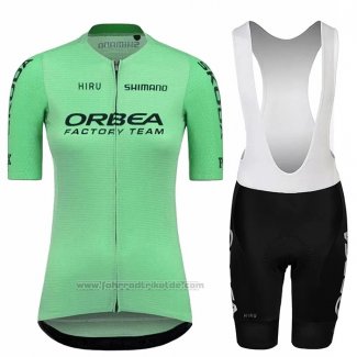 2023 Fahrradbekleidung Frau Orbea Grun Trikot Langarm Und Tragerhose