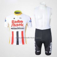 2011 Fahrradbekleidung Radioshack Champion Stati Uniti Trikot Kurzarm und Tragerhose