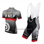 2013 Fahrradbekleidung MLP Team Bergstrasse Grau Trikot Kurzarm und Tragerhose