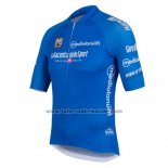 2016 Fahrradbekleidung Giro d'Italia Blau Trikot Kurzarm und Tragerhose