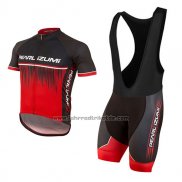 2017 Fahrradbekleidung Pearl Izumi Rot Trikot Kurzarm und Tragerhose