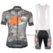 2018 Fahrradbekleidung Cipollini Prestig Camo Tarnung Orange Trikot Kurzarm und Tragerhose