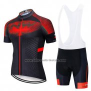 2020 Fahrradbekleidung Northwave Rot Shwarz Trikot Kurzarm und Tragerhose