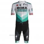 2021 Fahrradbekleidung Bora-hansgrone Wei Verde Shwarz Trikot Kurzarm und Tragerhose