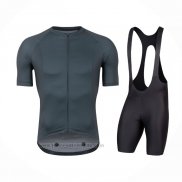 2021 Fahrradbekleidung Pearl Izumi Grau Shwarz Trikot Kurzarm und Tragerhose