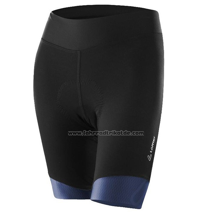2020 Fahrradbekleidung Frau Loffler Rosa Blau Shwarz Trikot Kurzarm und Tragerhose