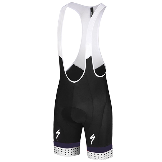 2018 Fahrradbekleidung Specialized Wei Rot Volett Trikot Kurzarm und Tragerhose