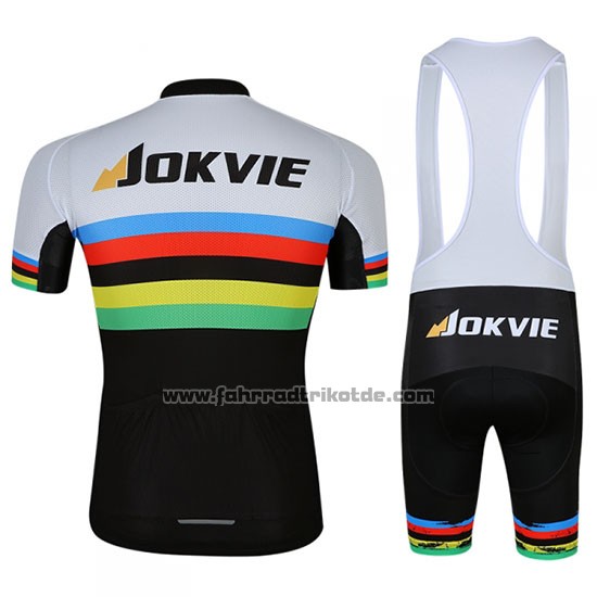 2018 Fahrradbekleidung UCI Weltmeister Jokvie Trikot Kurzarm und Tragerhose