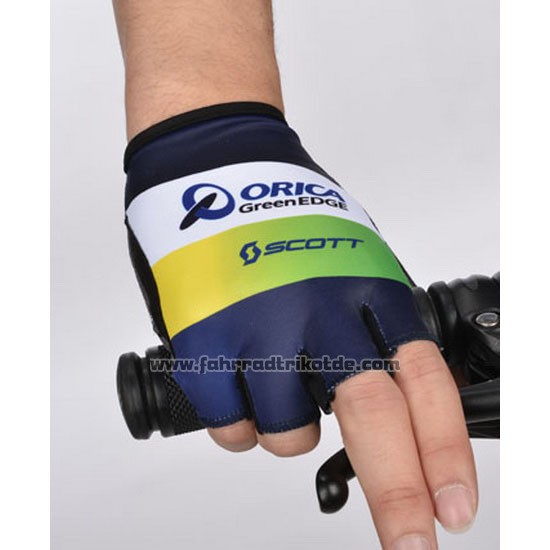 2014 GreenEDGE Orica Handschuhe Radfahren