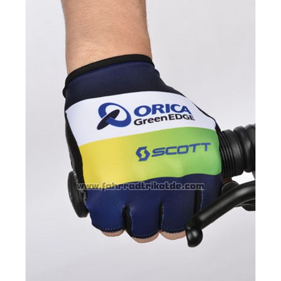 2014 GreenEDGE Orica Handschuhe Radfahren