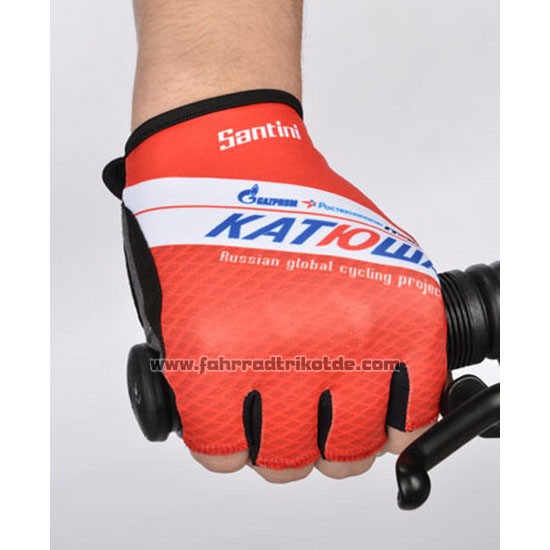 2014 Katusha Orica Handschuhe Radfahren