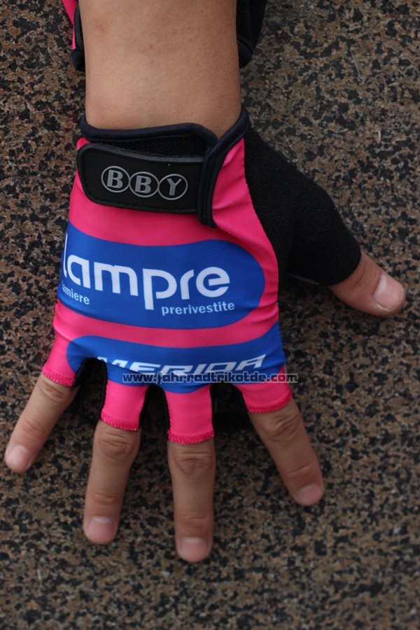 2014 Lampre Handschuhe Radfahren Rot