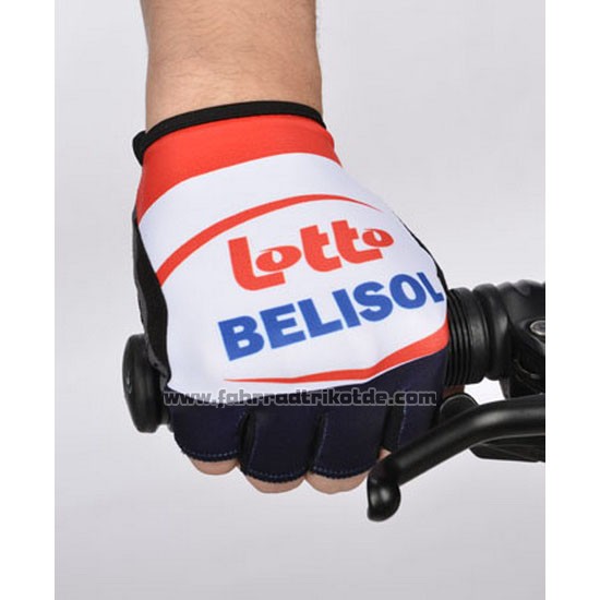 2014 Lotto Handschuhe Radfahren Rot