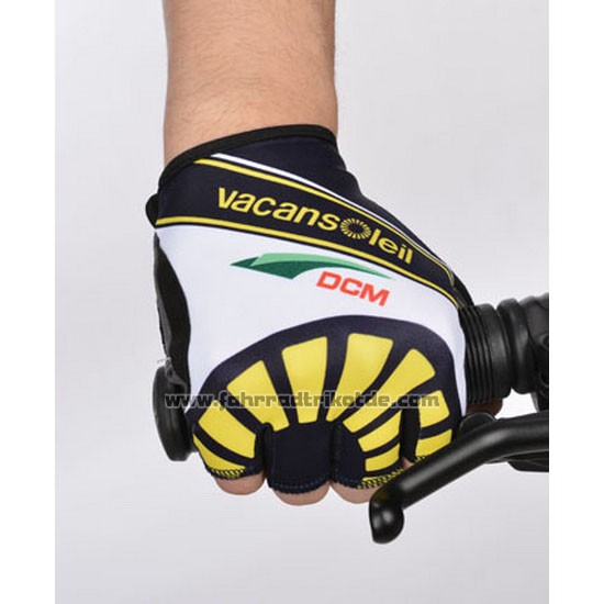 2014 Vacansoleil Handschuhe Radfahren Shwarz