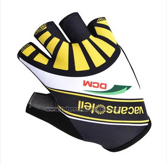 2014 Vacansoleil Handschuhe Radfahren Shwarz